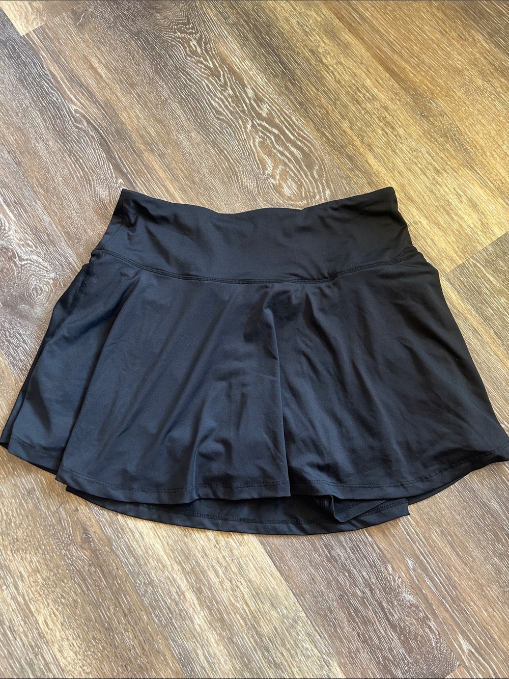 A55 Black Athletic Skort with Built-In Shorts - Size Large